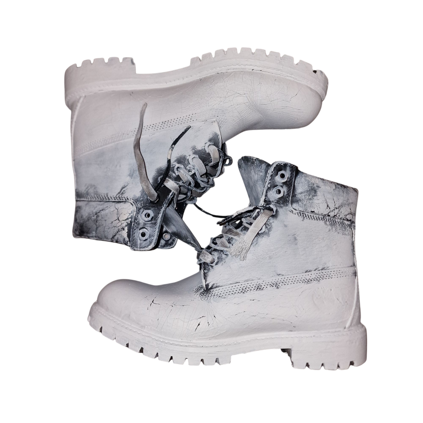 "CRACKY" Сustomized Timberlands