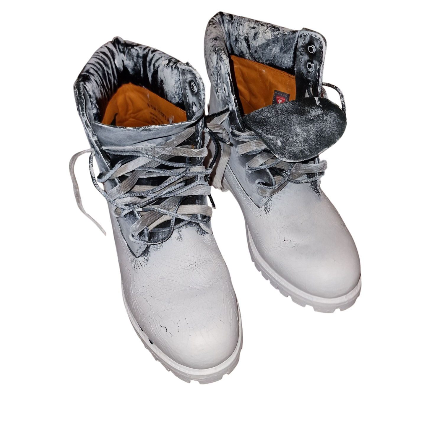 "CRACKY" Сustomized Timberlands