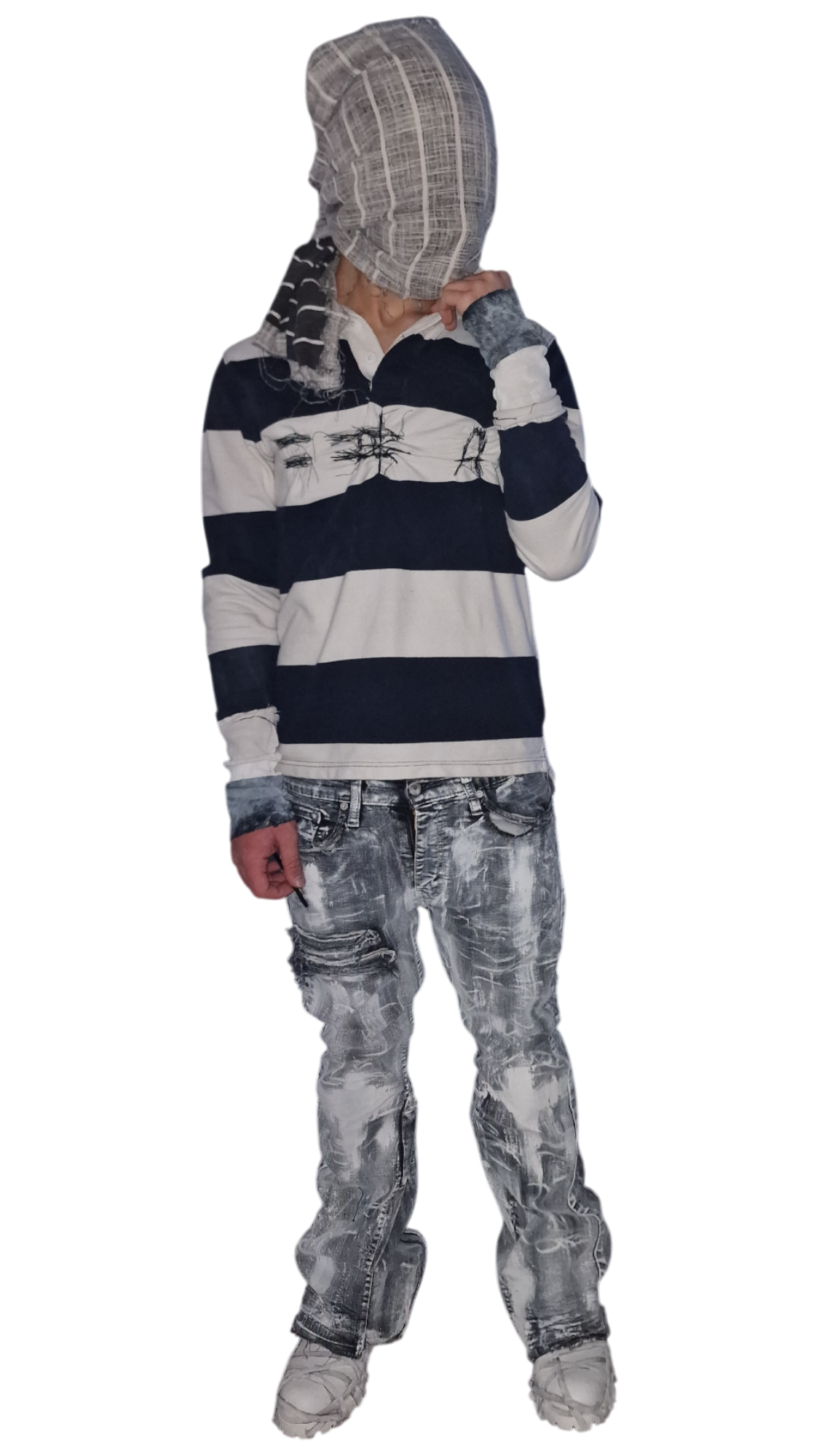 "WHITE NIGHT" Long Sleeve