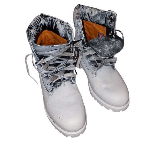 "CRACKY" Сustomized Timberlands