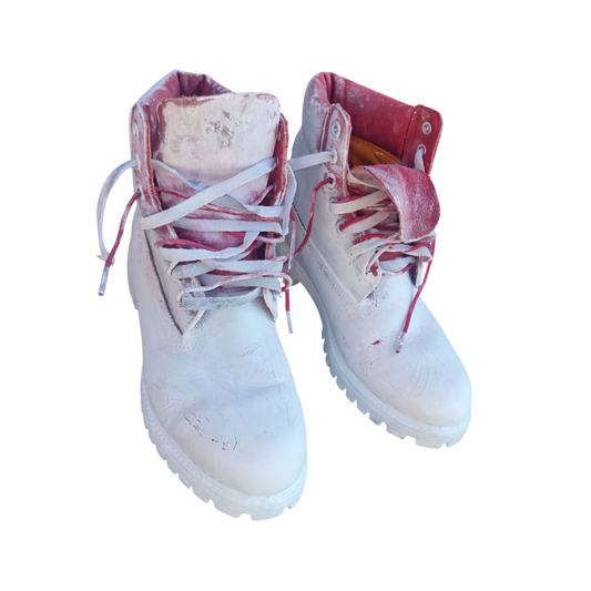 "CRACKY" Сustomized Timberlands