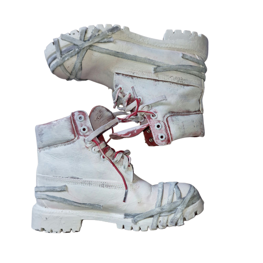 "SANTA CLAUS" Сustomized Timberlands V2
